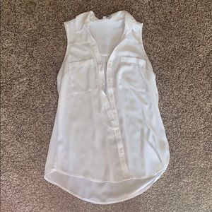 Express White Portofino sleeveless blouse